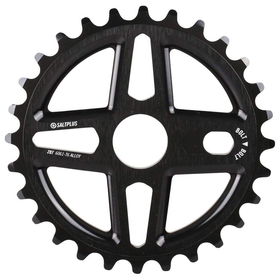 Salt Plus, Center, Chainring, Teeth: 25, 6061-T6 Aluminum, Multicolor