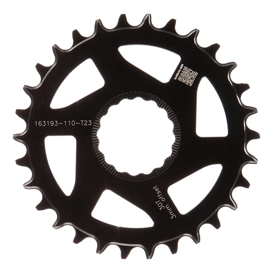 TRP, EVO 12 CR-M9050, Chainring, Teeth: 30, Speed: 12, BCD: Direct Mount, Front, Aluminum, Black