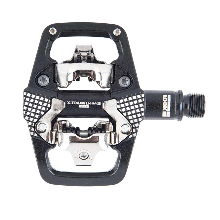 Look, X-Track En-Rage +, MTB Clipless Pedals, Aluminum body, Cr-Mo axle, 9/16'', Black