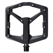 crankbrothers, STAMP 3 Large, Platform Pedals, Body: Aluminum, Spindle: Cr-Mo, 9/16'', Black, Pair