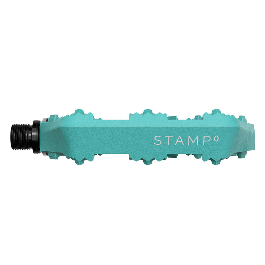 crankbrothers, STAMP 0, Platform Pedals, Body: Composite, Spindle: Cr-Mo/Steel, 9/16'', Black, Large, Pair