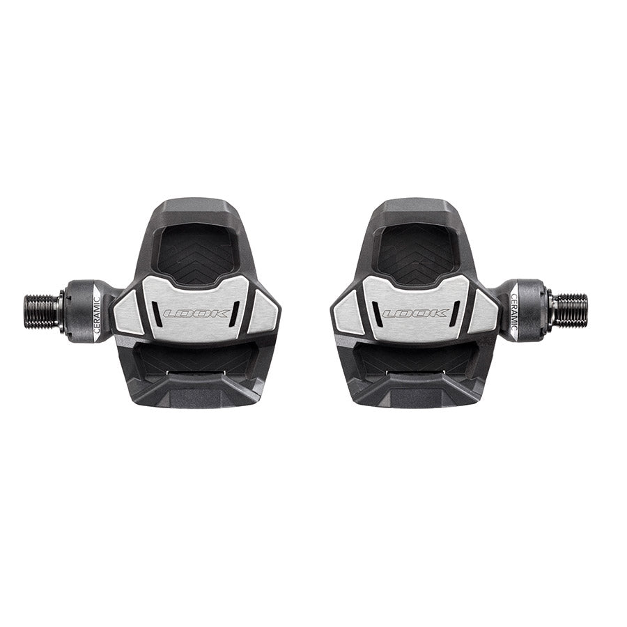 Look, Keo Blade Ti Ceramic 12 - 56MM, Pedals, Body: Carbon, Spindle: Titanium, 9/16'', Black, Pair