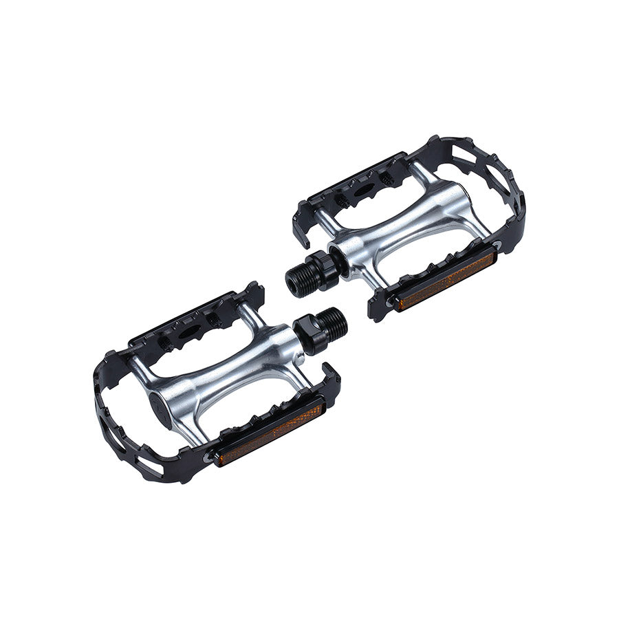 BBB Cycling, BPD-16B BigFeet 2.0, Pedals, Body: Aluminum, Spindle: Cr-Mo, 9/16'', Black, Pair