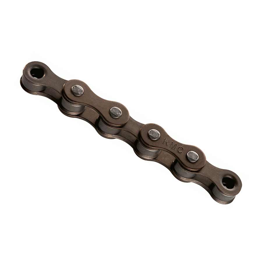 Chaîne KMC S1, monovitesse, 1/8'', 112 maillons, marron
