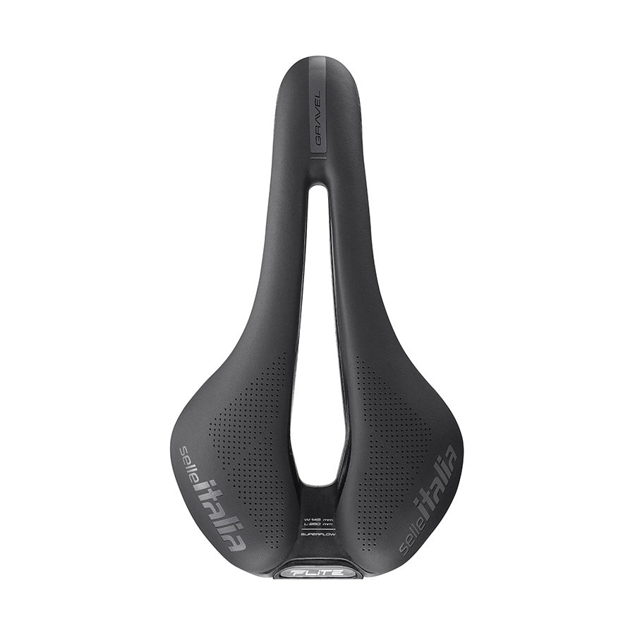 Selle Italia, Flite Boost Gravel Superflow L, Saddle, 250 x 145mm, Men, 232g, Black