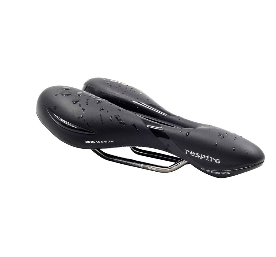 Selle Royal, Respiro Athletic Stracciatella, Saddle, 279 x 159mm, Unisex, 429g, Black