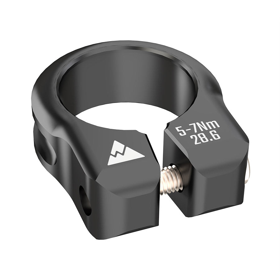 Wheels Manufacturing, Seatpost Collar, Seatpost Clamp, 28.6mm, Black