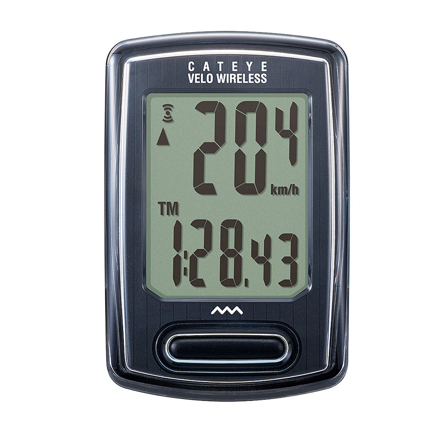 CatEye, Velo Wireless + (Urban), Cyclocomputer, Black, Backlit