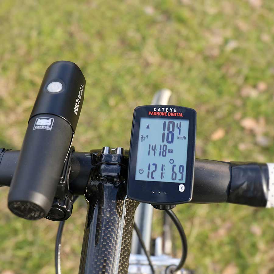 CatEye, Padrone Digital, Computer, GPS: No, HR: Optional, Cadence: Optional, Black
