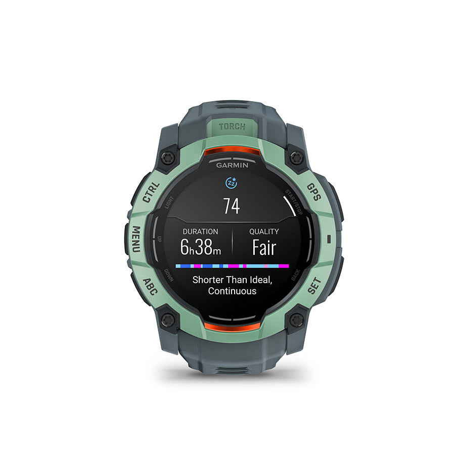 Garmin, Instinct 3 50mm AMOLED, Watch, Watch Color: Neo Tropic, Wristband: Twilight - Silicone