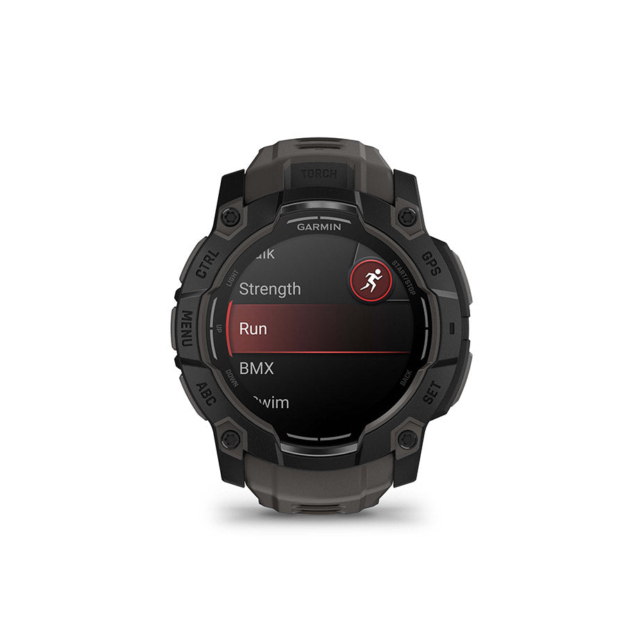 Garmin, Instinct 3 50mm AMOLED, Watch, Watch Color: Neo Tropic, Wristband: Twilight - Silicone