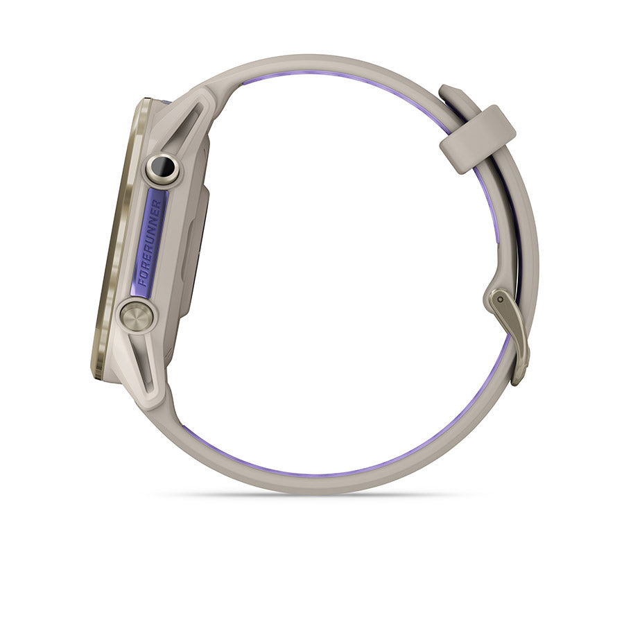 Garmin, Forerunner 970, Watch, Watch Color: Black, Wristband: Black/Translucent Whitestone- Silicone