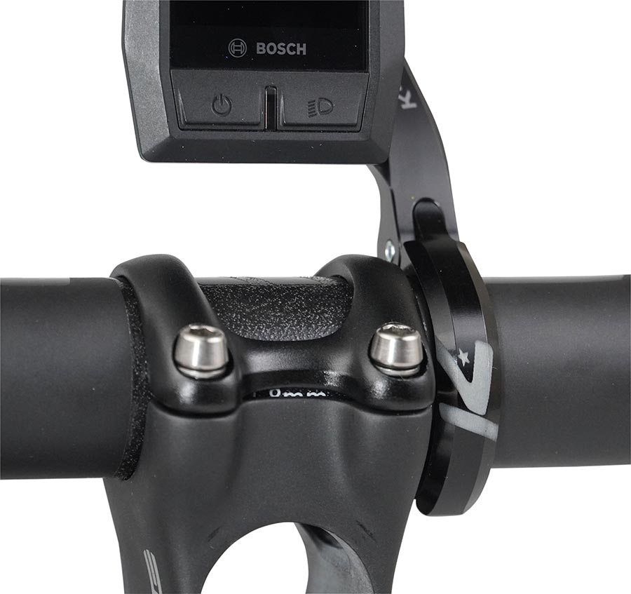 K-Edge, Kiox Out-Front E-Bike, Computer Bike Mount, Clamp-on 31.8mm, 6061-T6 Aluminum, Black