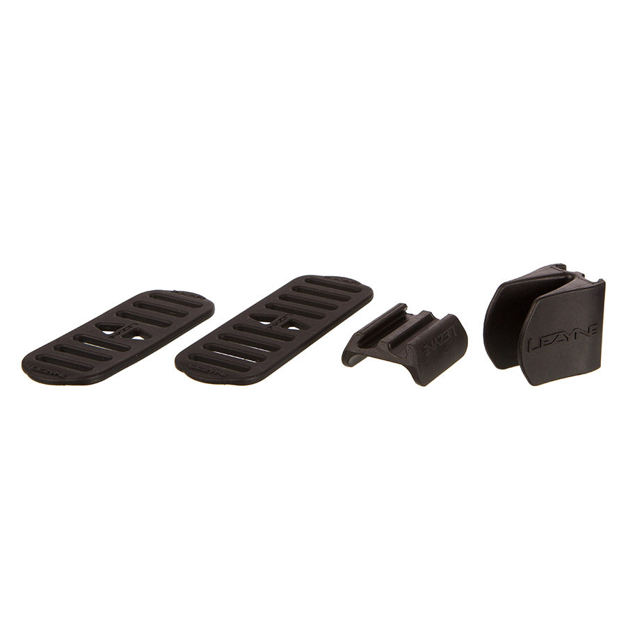 Lezyne, ADAPTER KITS, 1 aero post adapter, 1 round post adapter, 2 straps