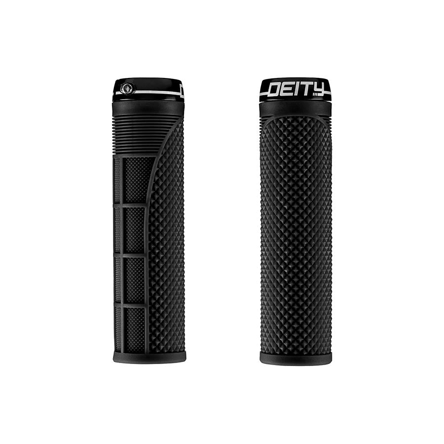 Deity, Megattack, Grips, 140mm, Black, Pair