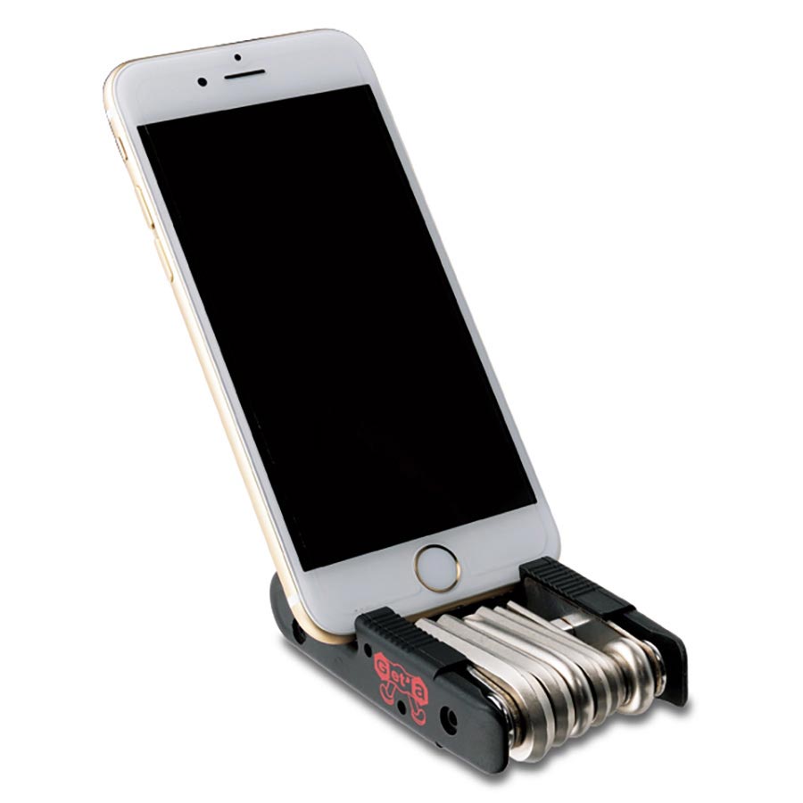 Minoura, HPS-9, Multi-tool with a built-in stand, Black