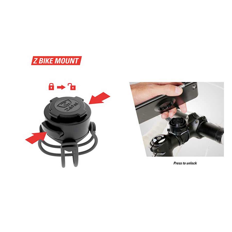 Zefal, Z-Console Dry M, Waterproof case, For phones up to 74mm