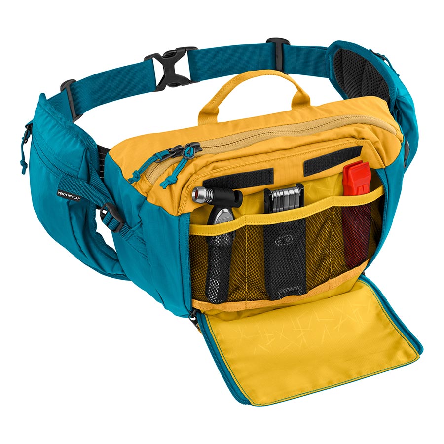 EVOC, Hip Pack 3L + 1.5L Bladder, Hydration Bag, Volume: 3L, Bladder: Included (1.5L), Stone