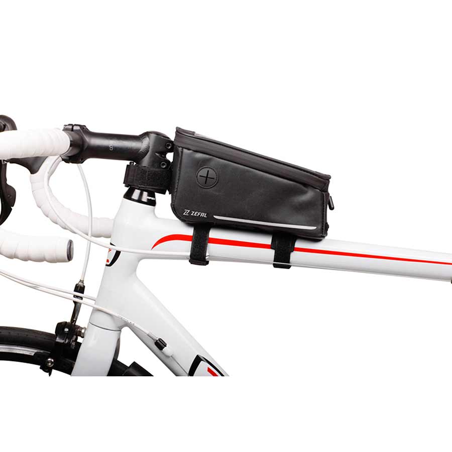 Zefal, Z Console Pack T2, Top Tube Bags, 1.3L, Black