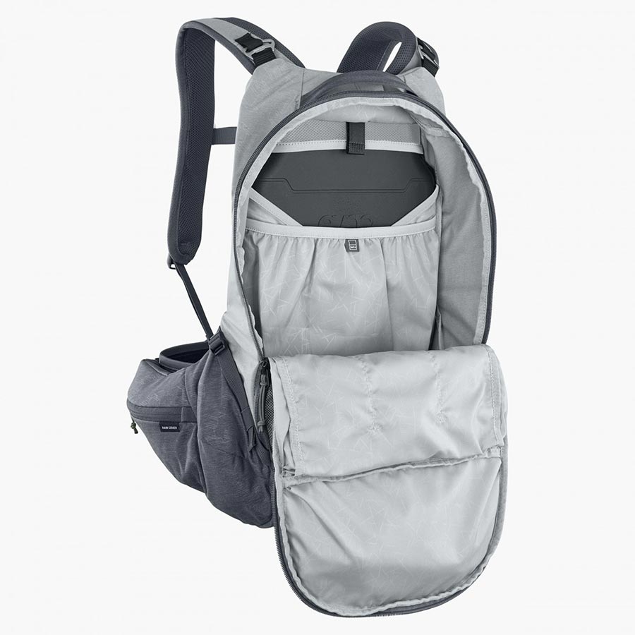 EVOC, Trail Pro 16, Protector backpack, 16L, Stone/Carbon Grey, LXL