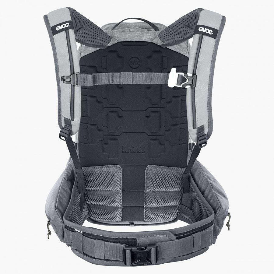 EVOC, Trail Pro 16, Protector backpack, 16L, Stone/Carbon Grey, LXL