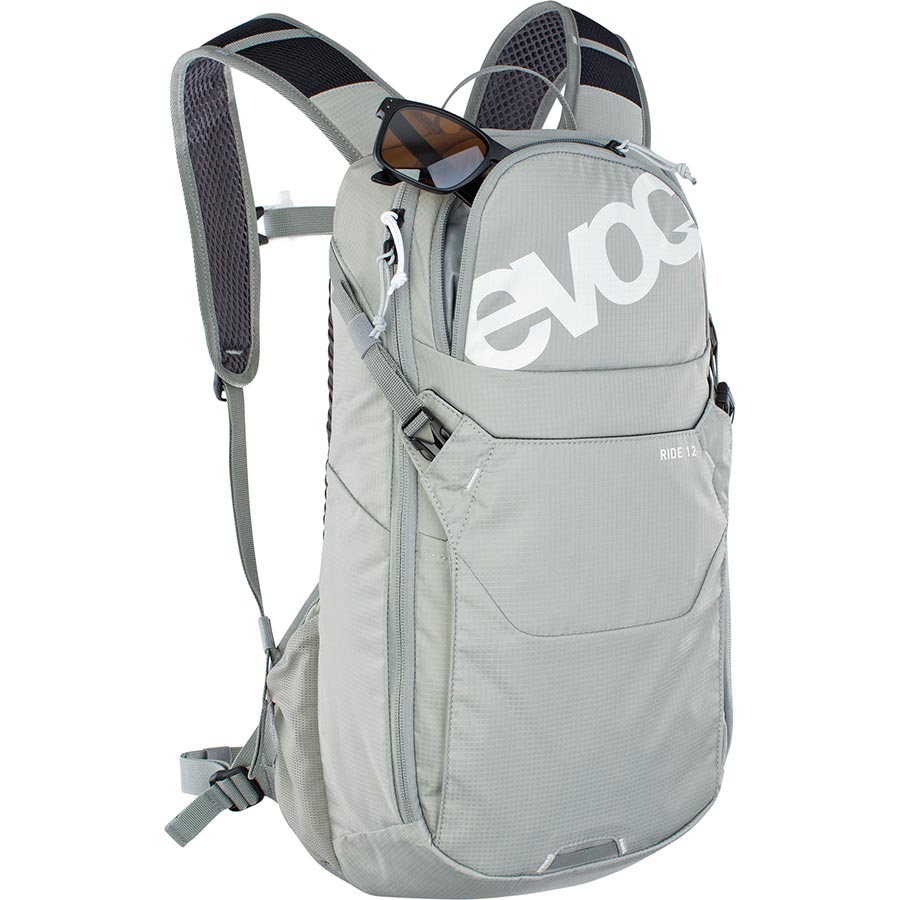 EVOC, Ride 12, Hydration Bag, Volume: 12L, Bladder: Included (2L), Stone
