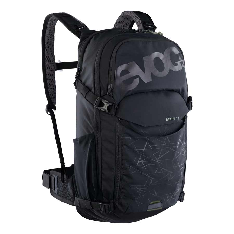 EVOC, Stage 18, Hydration Bag, Volume: 18L, Bladder: Not included, Black