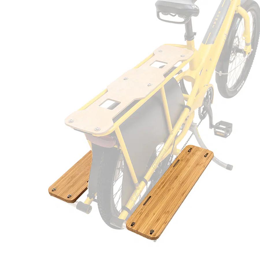 Yuba, Kombi Sideboards,  Bamboo loading platform for feet or cargo Kombi