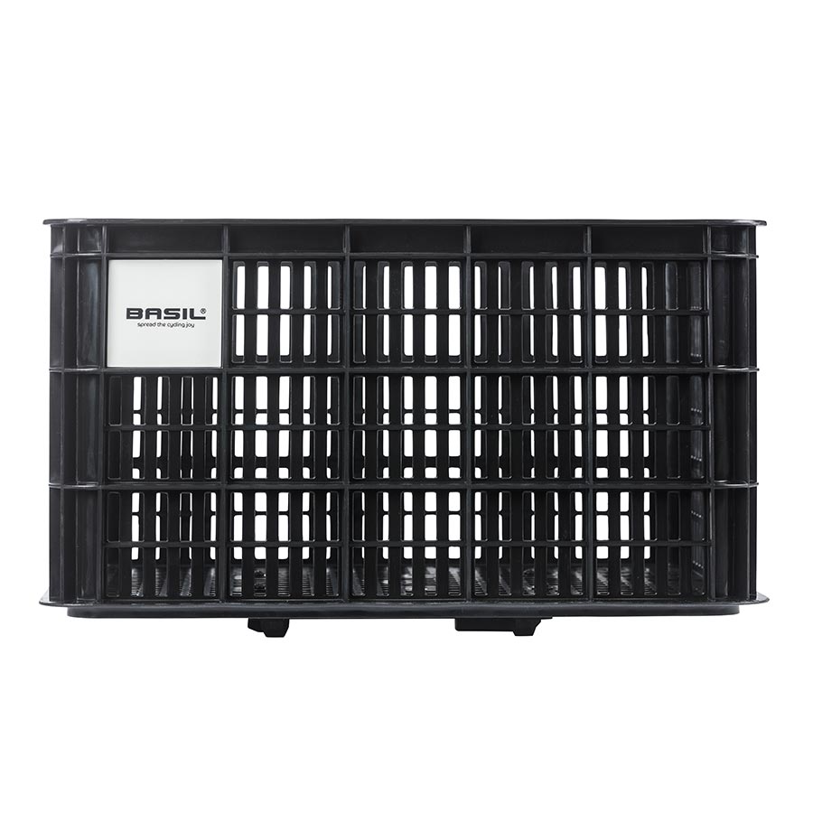 Basil, Bicycle Crate L, Basket, Black