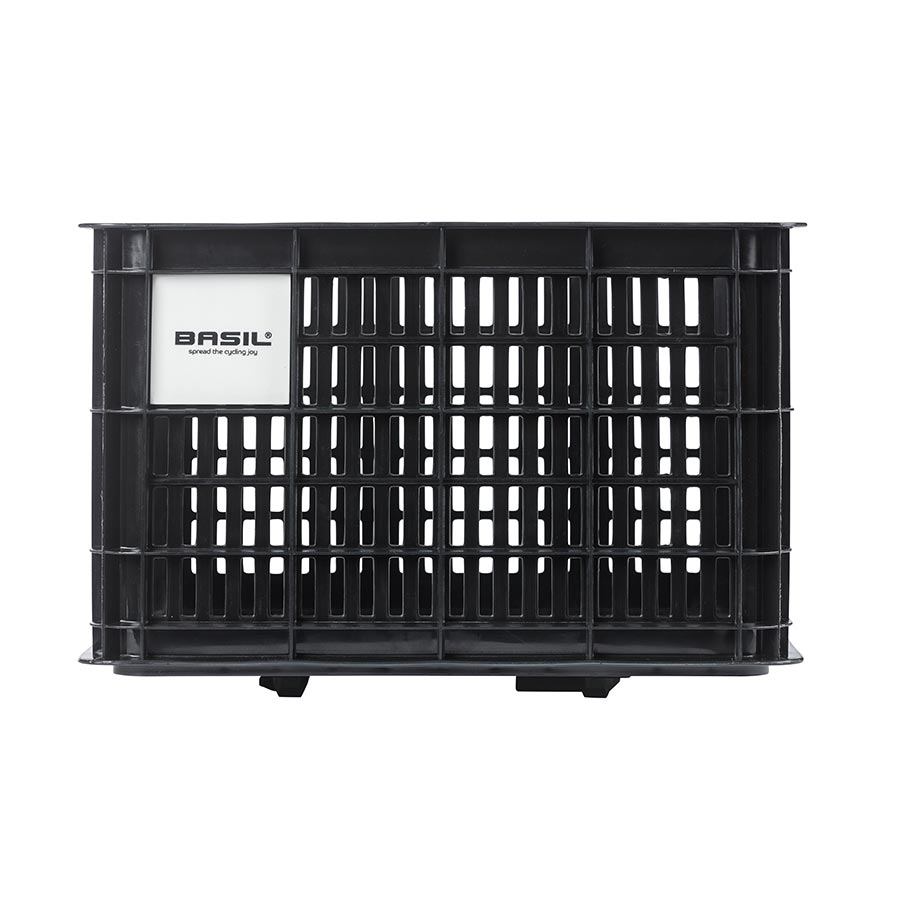 Basil, Bicycle Crate L, Basket, Black