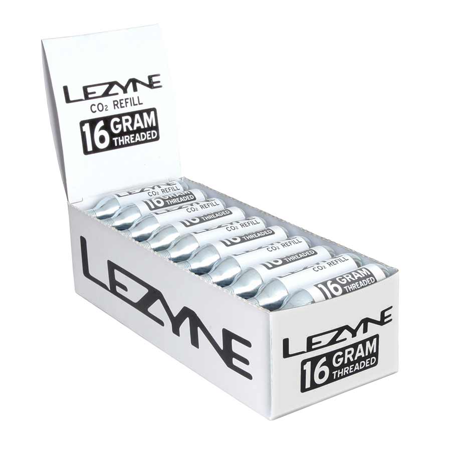 Lezyne, CO² Cartridges, Threaded, 16g, 30 units