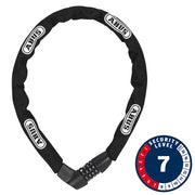 Abus, Tresor 1385, Chain Lock, Combo, 7mm, 85cm, 2.8', Black