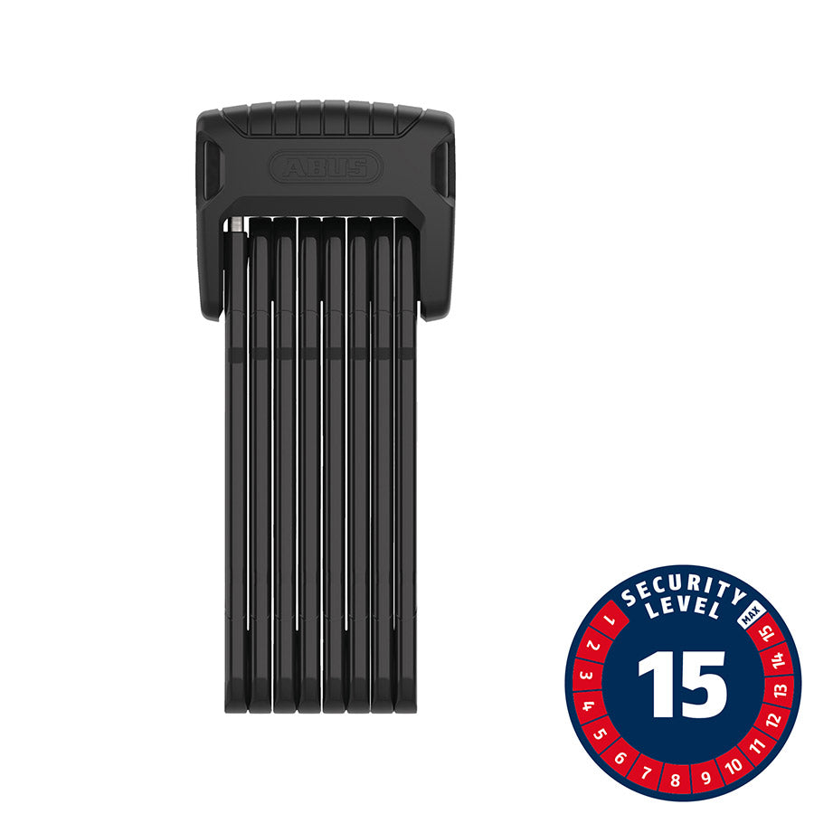 Abus, Bordo Granit XPlus 6500K, Folding Lock, Key, 5.5mm, 90cm, 2.95', SH, Black