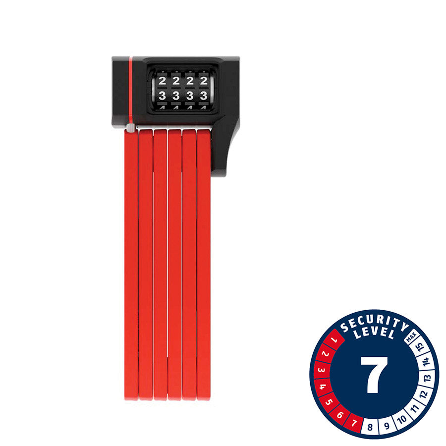 Abus, Bordo uGrip 5700C, Folding Lock, Combination, 80cm, 2.6', 5mm, Black