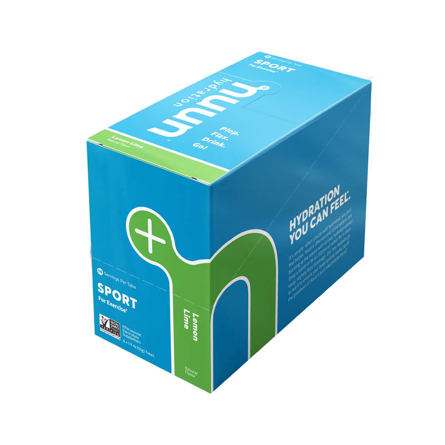 Nuun, Sport, Drink Mix, Lemon Lime, Box of 8, 10 servings