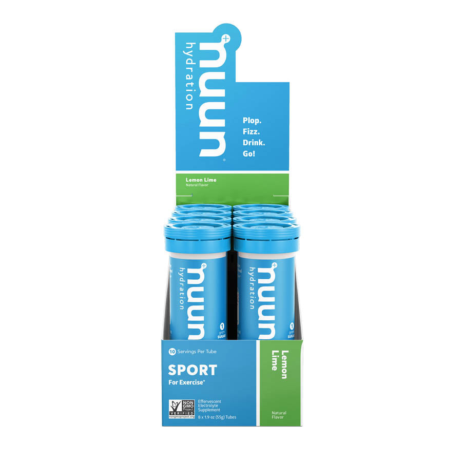 Nuun, Sport, Drink Mix, Lemon Lime, Box of 8, 10 servings
