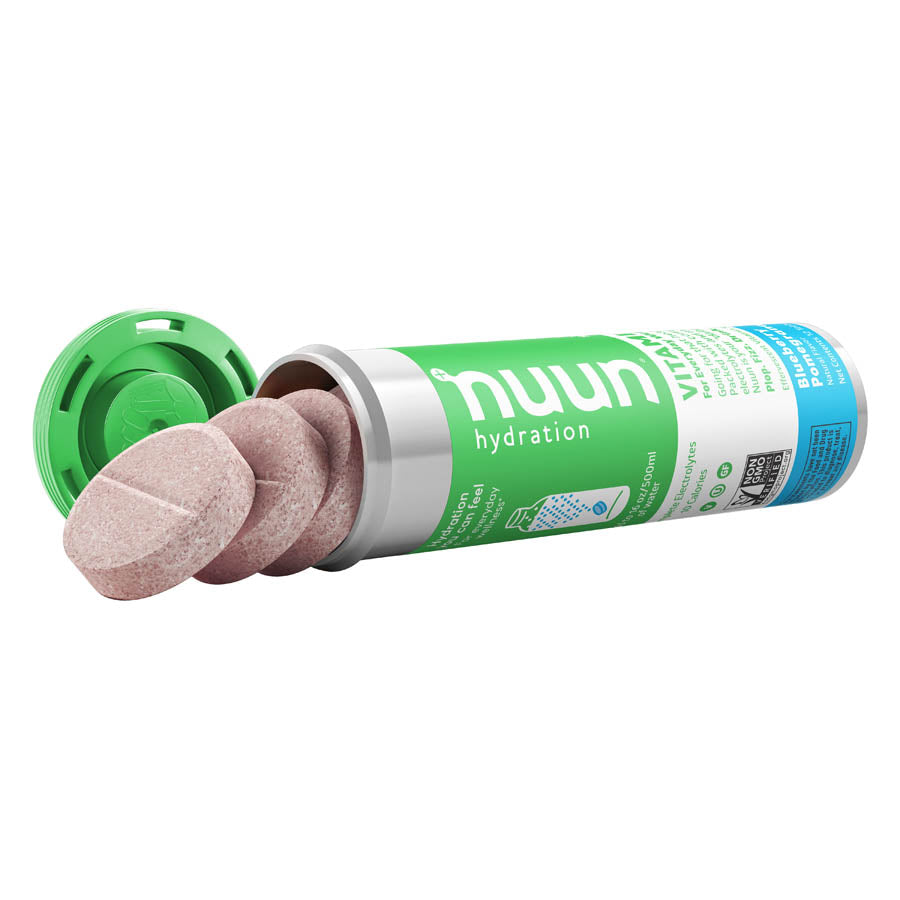 Nuun, Vitamins, Drink Mix, Blueberry/Pomegranate, Box of 8, 12 servings