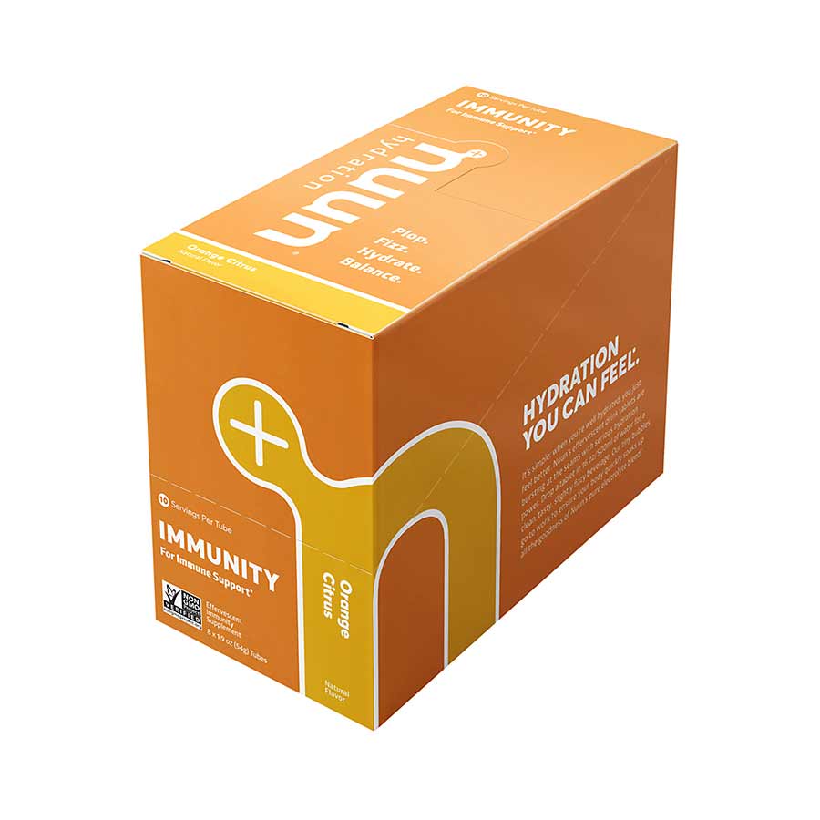 Nuun, Immunity, Drink Mix, Orange Citrus, Box of 8, 10 servings