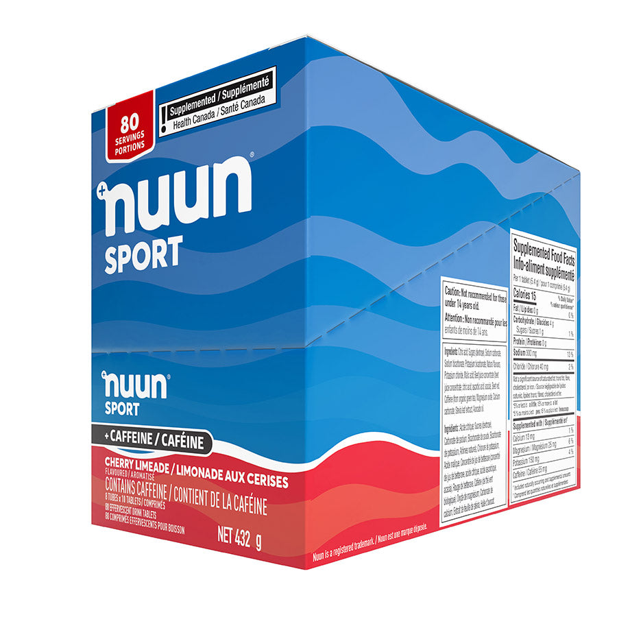 Nuun, Sport with Caffeine, Drink Mix, Orange/Mango, Box of 8, 10 servings, 8pcs