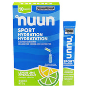 Nuun, Sport, Drink Mix, Lemon Lime, Box of 10 servings