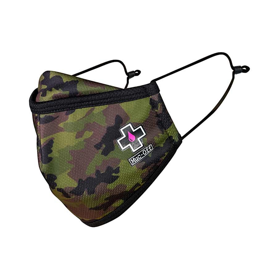 Muc-Off, Reusable Face Mask, Woodland Camo, L