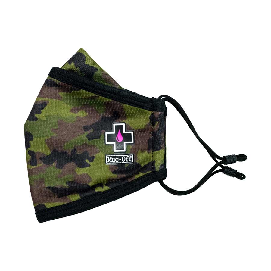 Muc-Off, Reusable Face Mask, Woodland Camo, L