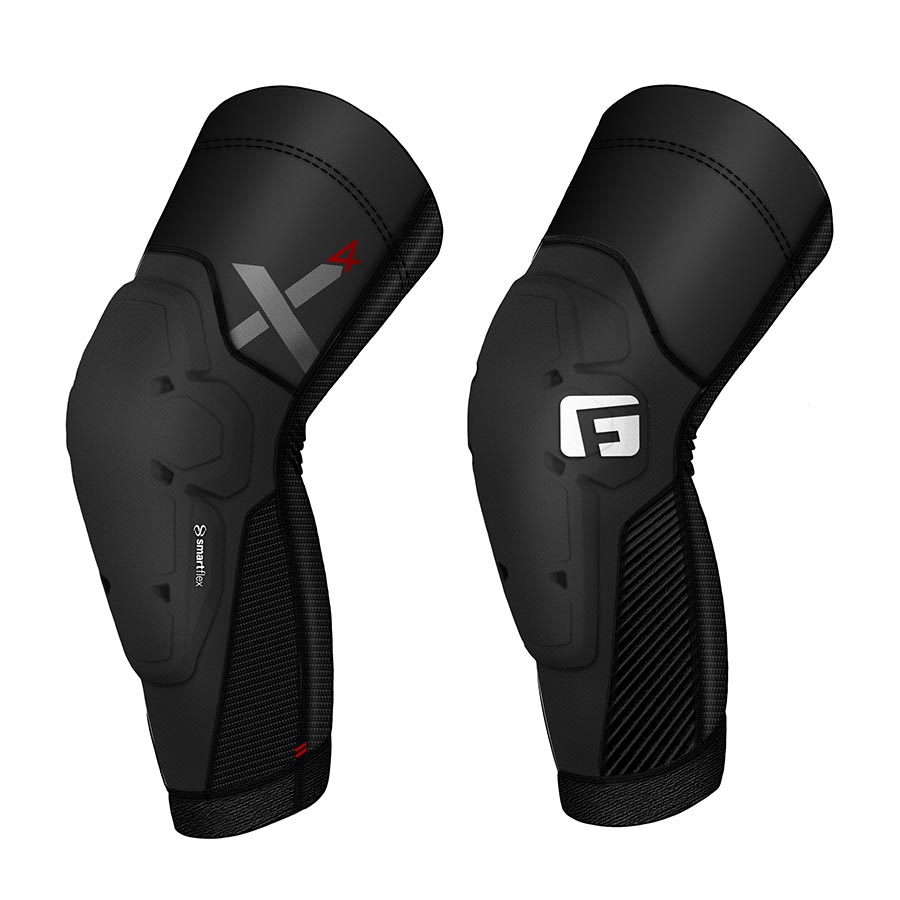 G-Form, Youth Pro-X4 Knee Guard, Knee Guards, Black, SM, Pair