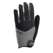 EVO, Palmer Comp Trail, Full Finger Gloves, Black/Grey, XS, Pair