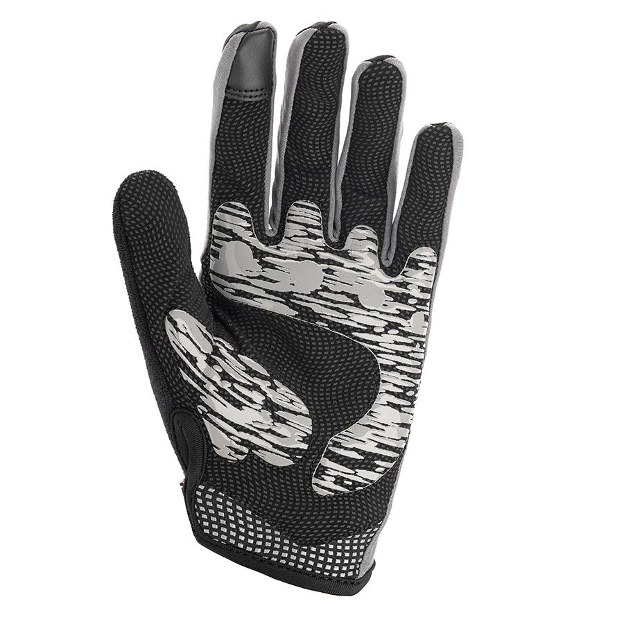 EVO, Palmer Comp Trail, Full Finger Gloves, Black/Grey, XS, Pair