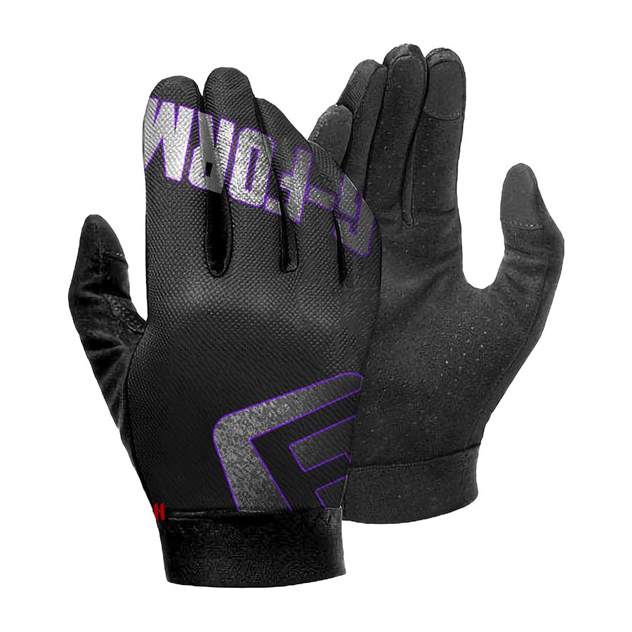 G-Form, Tempo Glove, Full Finger Gloves, Black Purple, S, Pair