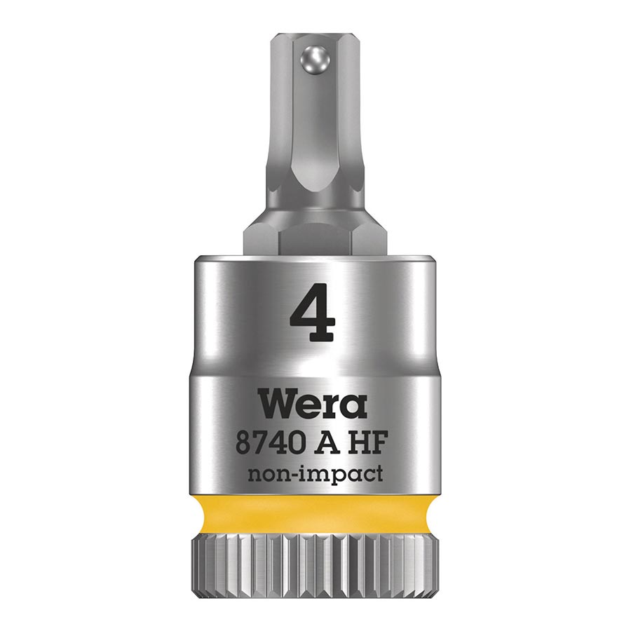 Wera, 8740A HF Zyklop, 1/4'' Drive, Hex 3.0 x 28mm with HF