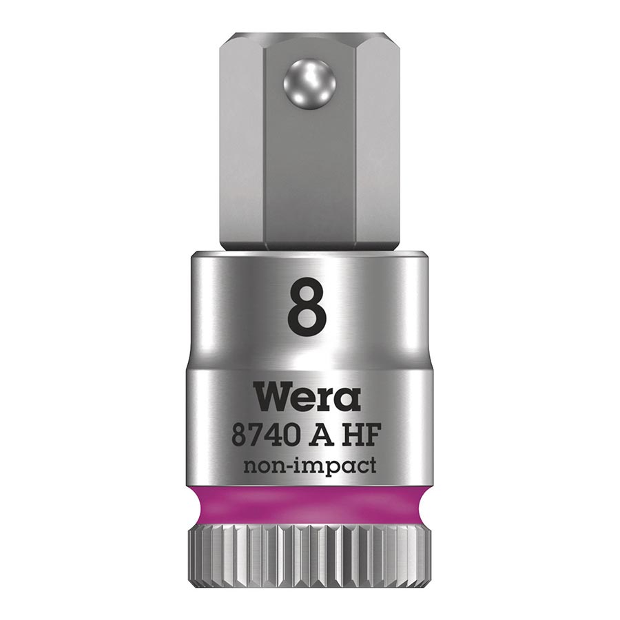 Wera, 8740A HF Zyklop, 1/4'' Drive, Hex 3.0 x 28mm with HF
