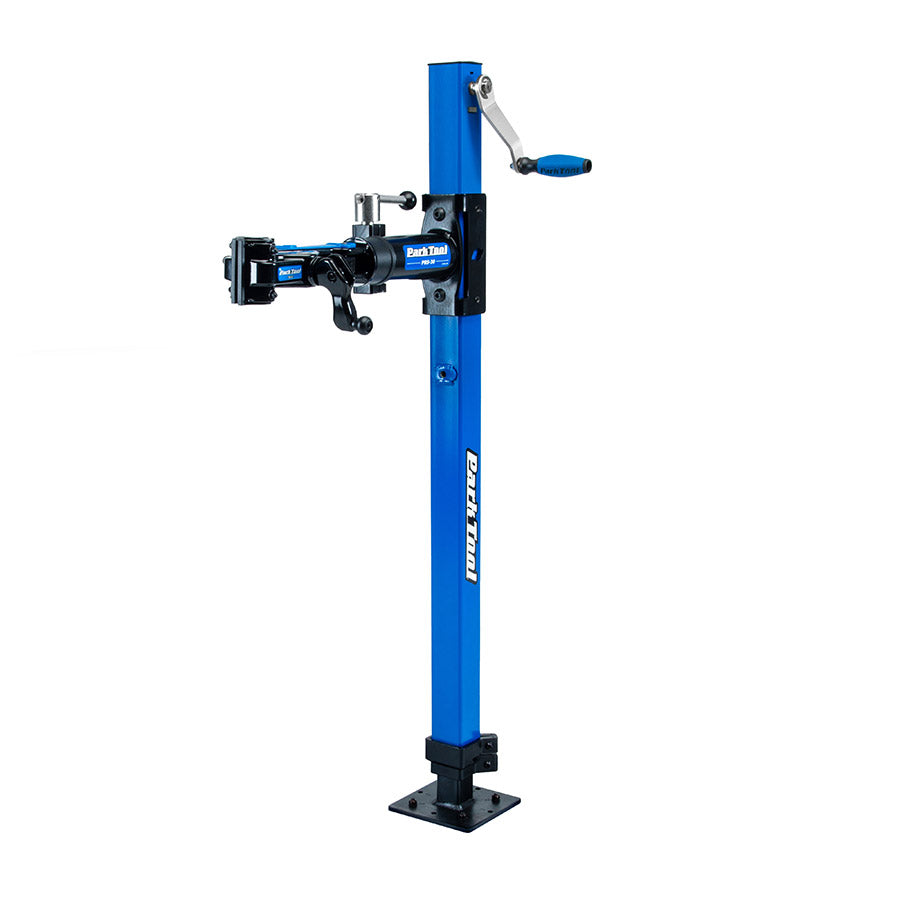 Park Tool, PRS-30LB, Shop Repair Stand with hand crank mechanical lift, for steel base