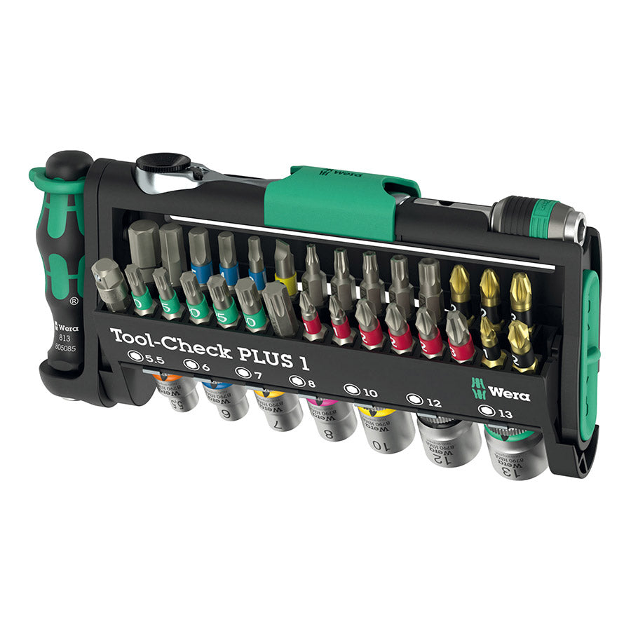Wera, TOOL-CHECK PLUS 1, : Metric/Imperial, 1/4''